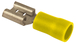 Bte 100 cosses jaune plat.f 9.5x1.1mm BUISARD - 712293