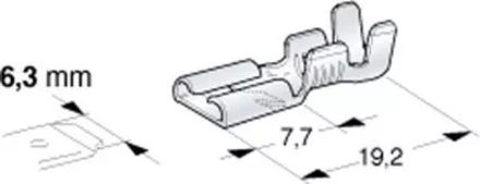 Bte de 100 cosses non isolees femelle BUISARD - 712405