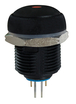 Inter.pouss.ir noir led rouge on/off BUISARD - 714448