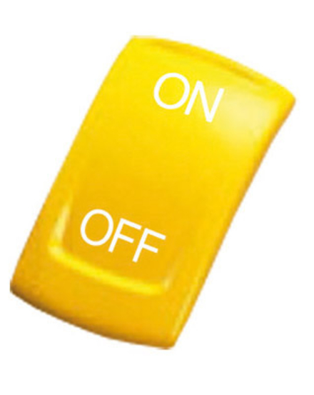 Bascule kr jaune on/off BUISARD - 714465