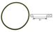 Joint or d.int 13.10x2.62 BUISARD - 719012