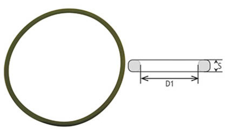 Joint or viton d.int 18.77x1.78x22.33 BUISARD - 719631
