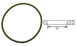 Joint or viton d.int 18.77x1.78x22.33 BUISARD - 719631