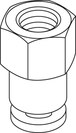 Raccord rapide pneum 1/4' 'f' BUISARD - 719982
