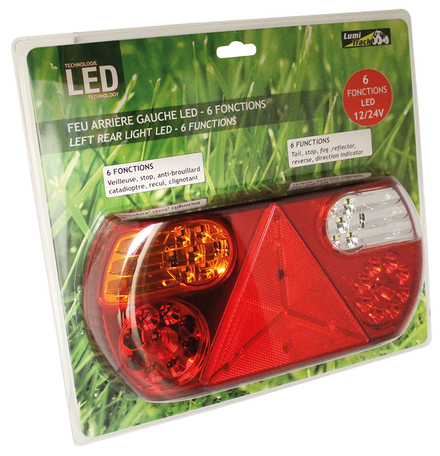 Feu ar 6f led gauche s/coque - 722139