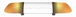 Cabochon orange droit p/rampe BUISARD - 724286