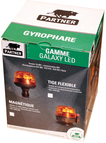 Gyrophare galaxy led magn 12-24v delta force - 724287