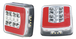 Kit 2 feux ar. led 4f sort. cable sous coque BUISARD - 724553