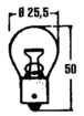 Poirette 2 pl. 24v 21/5w BUISARD - 725082
