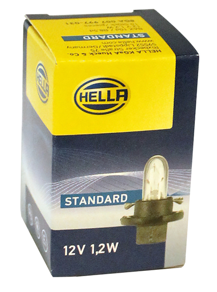 Ampoule tem. t5 1.2w 12v cul.plast BUISARD - 725114