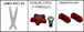 Kit lames+boulon.+amort.p/737185 BUISARD - 737186