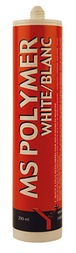 Cart.290ml mastic+colle elastom.blanc BUISARD - 743449
