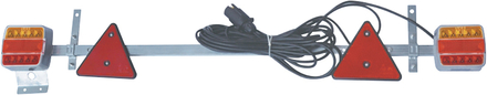 Rampe led metal telescopique 1,10-1,60 m cable 7,5m - 743484