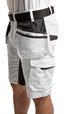 Short peintre +stretch Blåkläder 1099 Blanc/Gris foncé Blaklader - 109913301098C