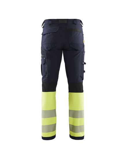 Pantalon haute-visibilité stretch 4D Blåkläder 1193 Marine/Jaune fluo Blaklader - 119316428933C