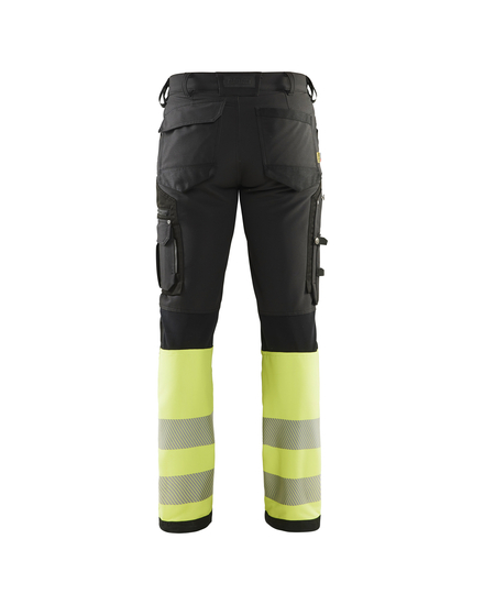 Pantalon haute-visibilité stretch 4D Blåkläder 1193 Noir/Jaune fluo Blaklader - 119316429933C