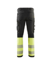 Pantalon haute-visibilité stretch 4D Blåkläder 1193 Noir/Jaune fluo Blaklader - 119316429933C