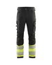 Pantalon haute-visibilité stretch 4D Blåkläder 1193 Noir/Jaune fluo Blaklader - 119316429933C