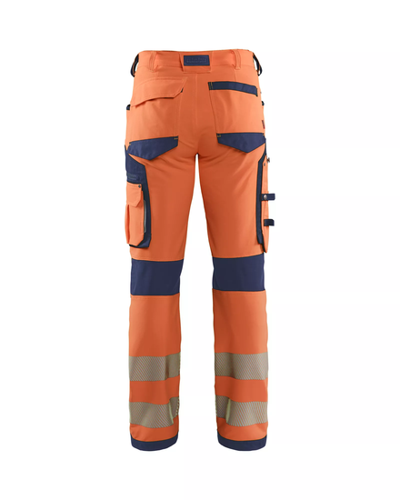 Pantalon haute-visibilité stretch 4D Blåkläder 1197 Orange fluo/Marine Blaklader - 119716425389C