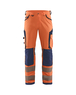 Pantalon haute-visibilité stretch 4D Blåkläder 1197 Orange fluo/Marine Blaklader - 119716425389C