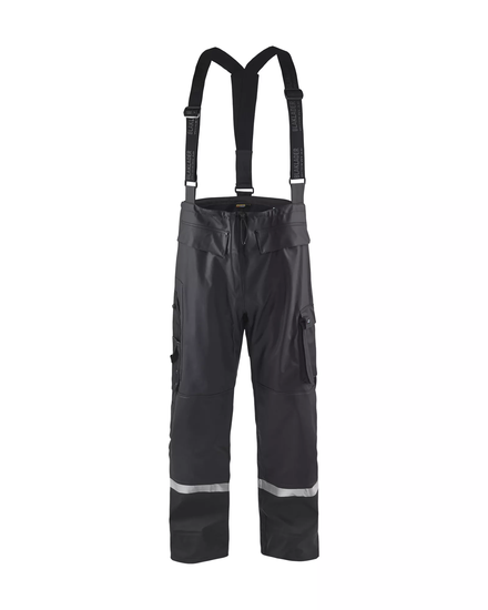 Pantalon de pluie à bretelles haute-visibilité niveau 2 Blåkläder 1302 Noir Blaklader - 130220039900