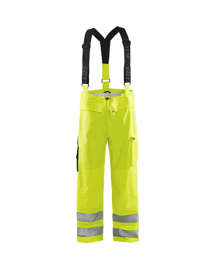 Pantalon de pluie à bretelles haute-visibilité retardant flamme Blåkläder 1303 Jaune fluo Blaklader - 130320093300