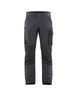 Pantalon maintenance stretch 4D Blåkläder 1422 Gris moyen/Noir Blaklader - 142216459699C