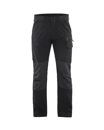 Pantalon maintenance stretch 4D Blåkläder 1422 Noir/Jaune fluo Blaklader - 142216459933C
