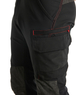 Pantalon maintenance stretch 4D Blåkläder 1422 Noir/Rouge Blaklader - 142216459956C