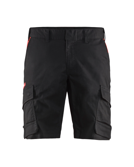 Short Industrie stretch 2D Blåkläder 1446 Noir/Rouge Blaklader - 144618329956C