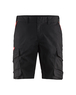 Short Industrie stretch 2D Blåkläder 1446 Noir/Rouge Blaklader - 144618329956C
