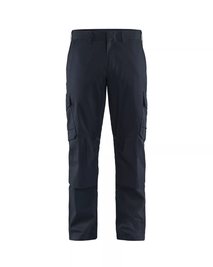 Pantalon industrie avec poches genouillères stretch 2D Blåkläder 1448 Marine foncé/Noir Blaklader - 144818328699C