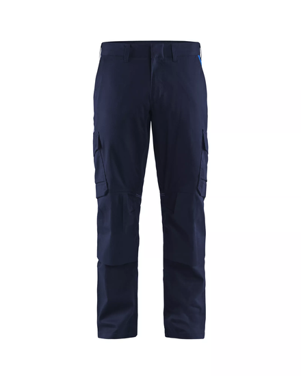 Pantalon industrie avec poches genouillères stretch 2D Blåkläder 1448 Marine/Bleu Roi Blaklader - 144818328985C