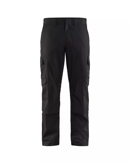 Pantalon industrie avec poches genouillères stretch 2D Blåkläder 1448 Noir Blaklader - 144818329900C