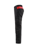Pantalon industrie avec poches genouillères stretch 2D Blåkläder 1448 Noir/Rouge Blaklader - 144818329956C