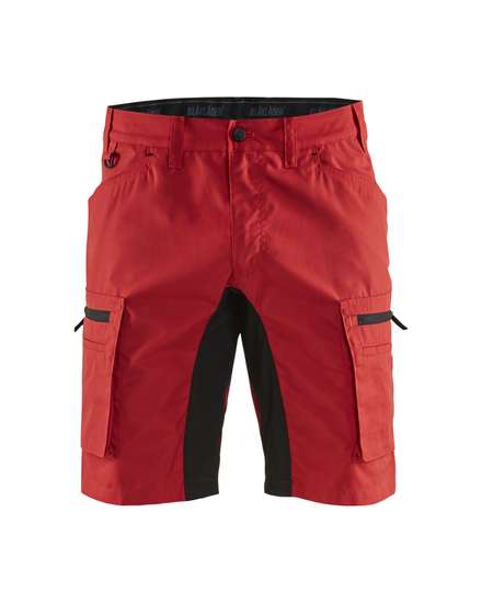 Short maintenance +stretch Blåkläder 1449 Rouge/Noir Blaklader - 144918455699C