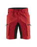 Short maintenance +stretch Blåkläder 1449 Rouge/Noir Blaklader - 144918455699C