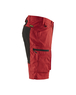 Short maintenance +stretch Blåkläder 1449 Rouge/Noir Blaklader - 144918455699C