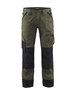 Pantalon paysagiste Blåkläder 1454 Vert armée/Noir Blaklader - 145418354699C