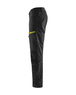 Pantalon maintenance +stretch Blåkläder 1456 Noir/Jaune fluo Blaklader - 145618459933C