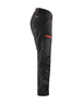 Pantalon maintenance +stretch Blåkläder 1456 Noir/Rouge Blaklader - 145618459956C