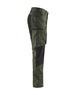 Pantalon maintenance +stretch Blåkläder 1459 Vert armée/Noir Blaklader - 145918454699C