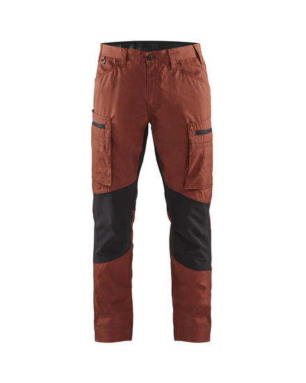 Pantalon maintenance +stretch Blåkläder 1459 Rouge brique/Noir Blaklader - 145918455999C