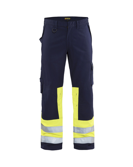 Pantalon Multinormes Blåkläder 1478 Marine/Jaune fluo Blaklader - 147815148933C
