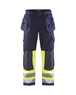 Pantalon artisan multinormes Blåkläder 1479 Marine/Jaune fluo Blaklader - 147915148933C