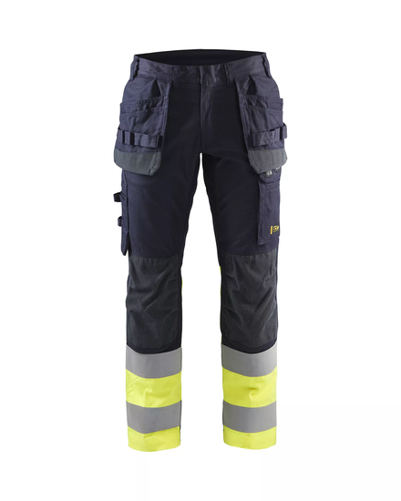 Pantalon multinormes inhérent +stretch Blåkläder 1487 Marine/Jaune fluo Blaklader - 148715128933C