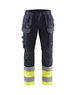 Pantalon multinormes inhérent +stretch Blåkläder 1487 Marine/Jaune fluo Blaklader - 148715128933C