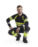 Pantalon multinormes inhérent +stretch Blåkläder 1487 Marine/Jaune fluo Blaklader - 148715128933C