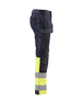 Pantalon multinormes inhérent +stretch Blåkläder 1487 Marine/Jaune fluo Blaklader - 148715128933C