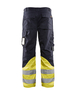 Pantalon multinormes inhérent Blåkläder 1488 Marine/Jaune fluo Blaklader - 148815128933C
